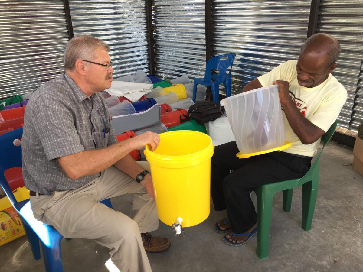 Tim Brumfield doing Relief Work in Mozambique