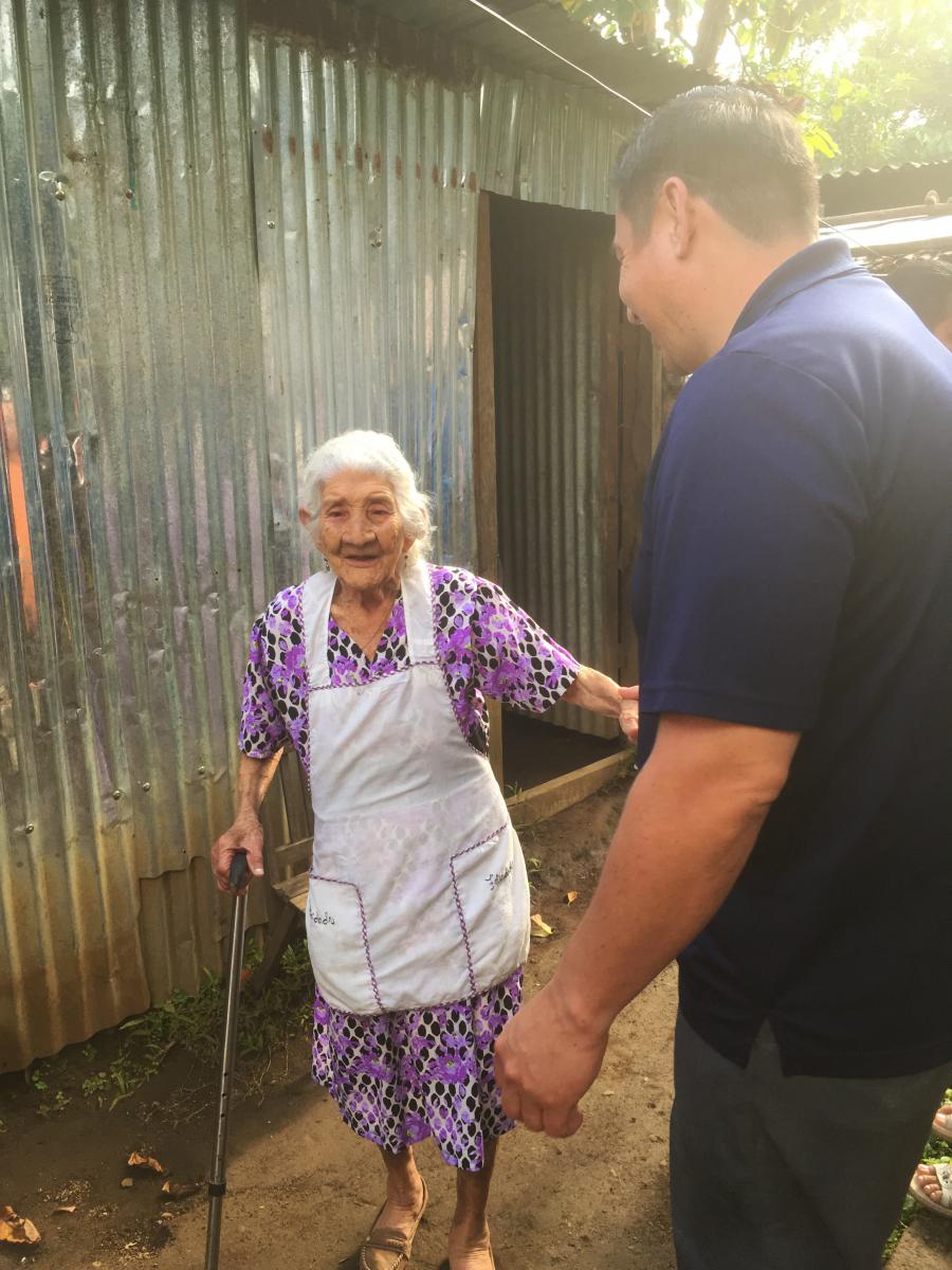 Maria a 103 year old continues to faithfully serve in El Savador