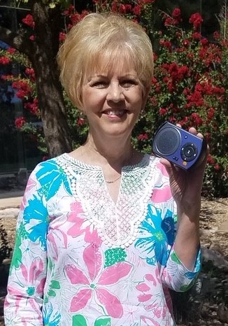 Donna with Solar Player