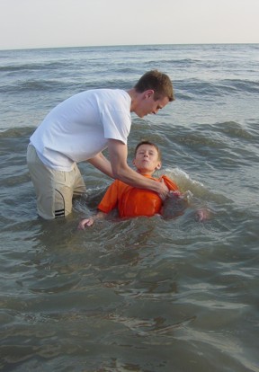 Baptism by a Sunset graduate