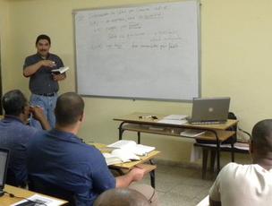 Arthur teaching in Cuba