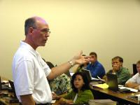 Charles Speer teaching class