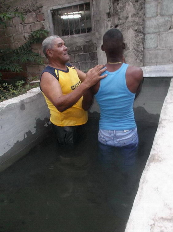 Baptism in Cuba