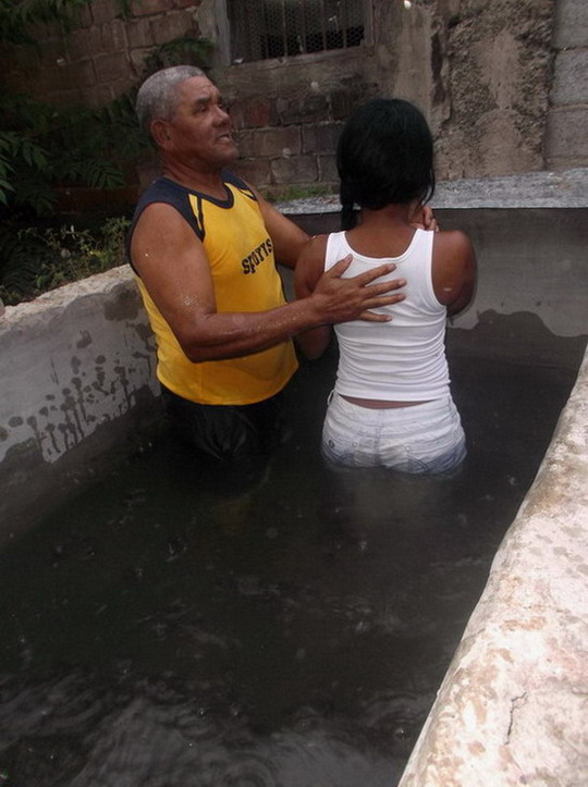 Baptism in Cuba